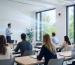 Ecomesure indoor air quality monitor installed in a classroom